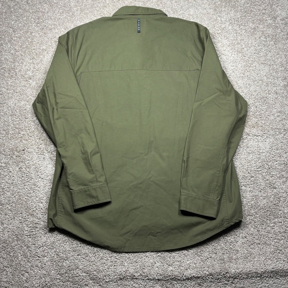 Sitka Gear Harvester Shirt Mens XXL Olive Green Long Sleeve Button Up Stretch - Picture 2 of 8